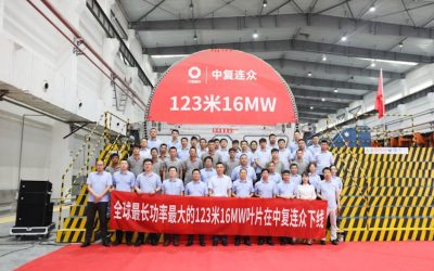 LZ Blades marca nuevo récord: fabrica la pala de aerogenerador más larga del mundo